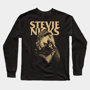 stevie nicks retro Long Sleeve T-Shirt